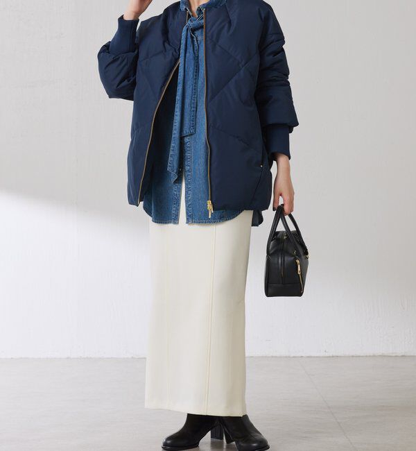  「ノーカラーダウンコート」|その他|