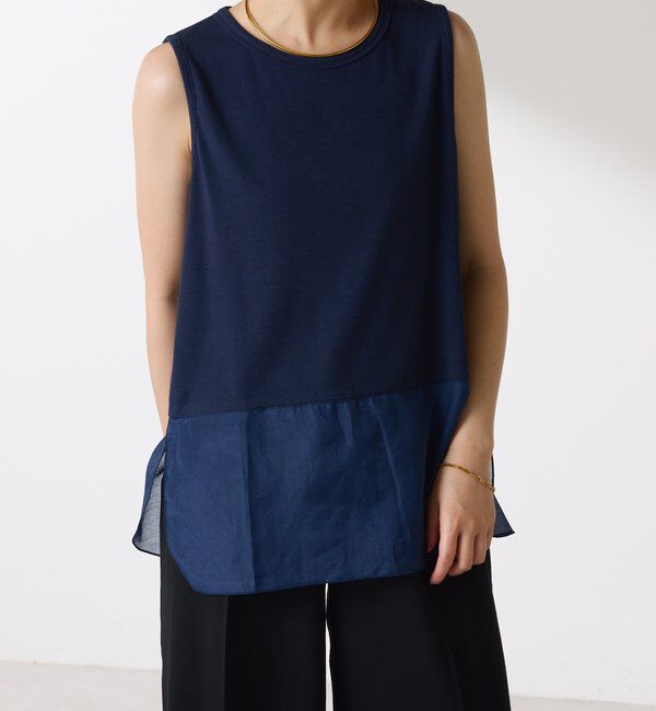  「【C&prime;NOTE/ノート】【新色登場】裾シアータンクトップ」|Tシャツ・カットソー|