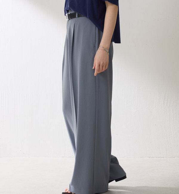  「ジャージワイドパンツ」|チノ|