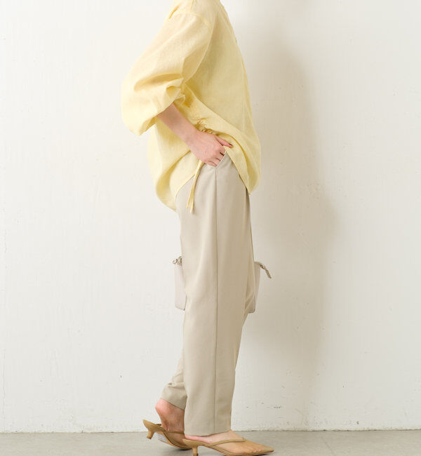  「《人気アイテム再販売！》ジップドロストブラウス」|シャツ・ブラウス|