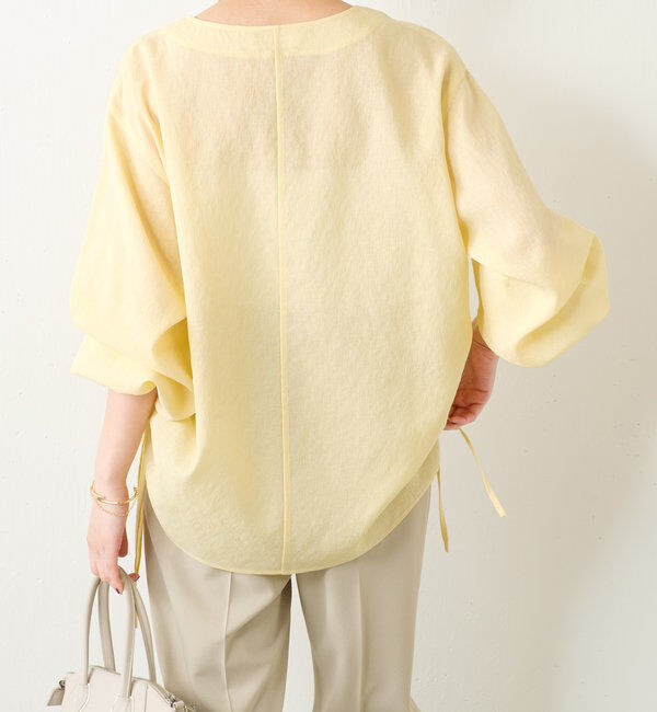  「《人気アイテム再販売！》ジップドロストブラウス」|シャツ・ブラウス|