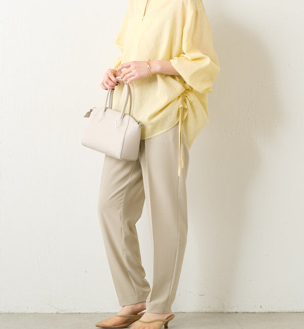  「《人気アイテム再販売！》ジップドロストブラウス」|シャツ・ブラウス|