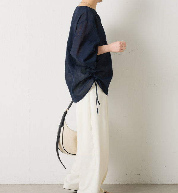  「《人気アイテム再販売！》ジップドロストブラウス」|シャツ・ブラウス|