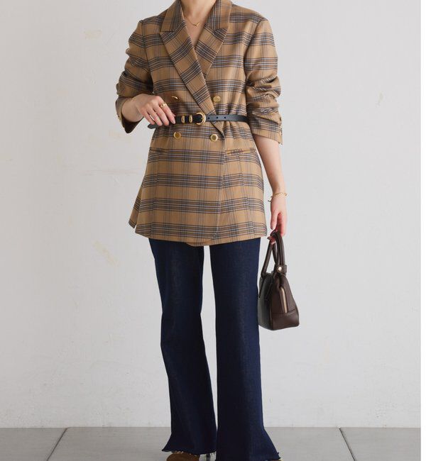  「ウールライクダブルジャケット」|デニムジャケット|