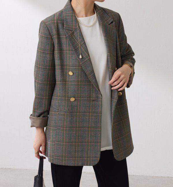  「ウールライクダブルジャケット」|デニムジャケット|