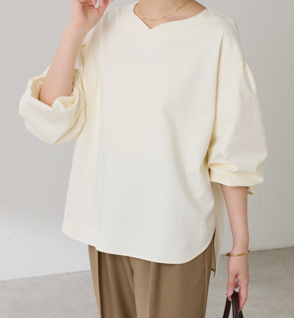  「ランタンスリーブプルオーバー」|Tシャツ・カットソー|オフホワイト