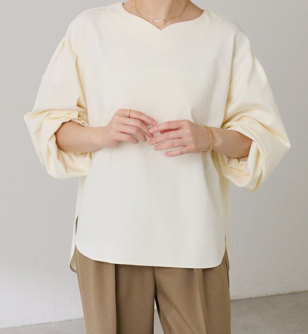  「ランタンスリーブプルオーバー」|Tシャツ・カットソー|