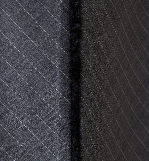  「バイアスストライプジャンパースカート」|ワンピース|