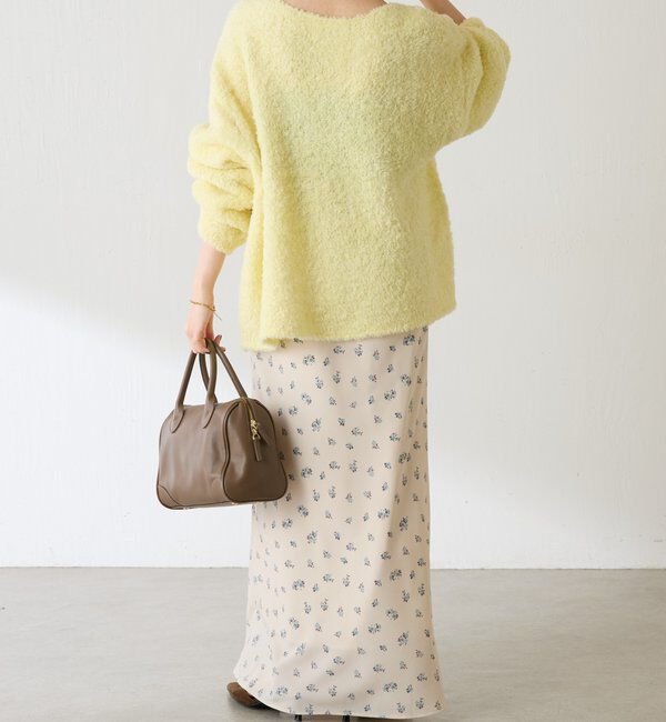  「【マルチに着れる】ウールブレンドモールオーバーニット」|ニット・セーター|