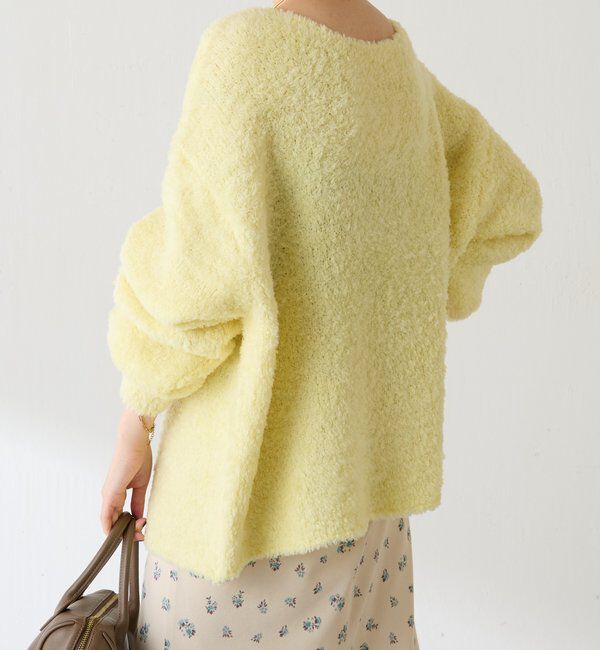  「【マルチに着れる】ウールブレンドモールオーバーニット」|ニット・セーター|