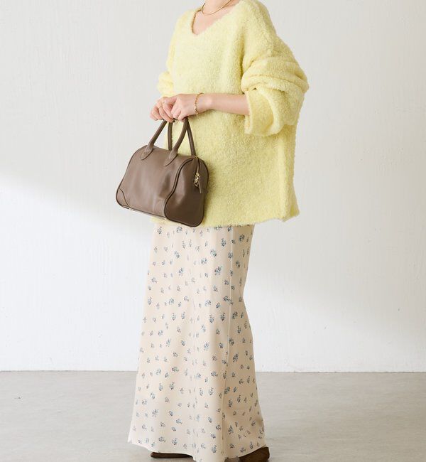  「【マルチに着れる】ウールブレンドモールオーバーニット」|ニット・セーター|