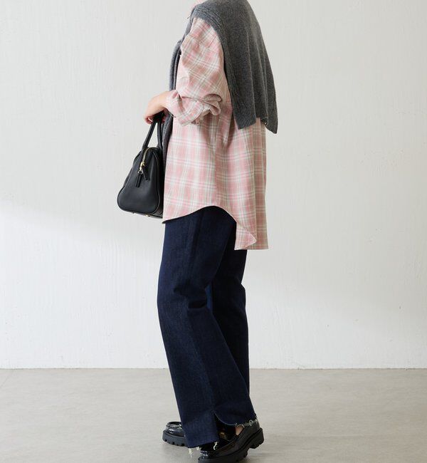  「メタルボタンチェックシャツ」|シャツ・ブラウス|