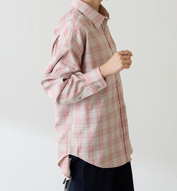  「メタルボタンチェックシャツ」|シャツ・ブラウス|