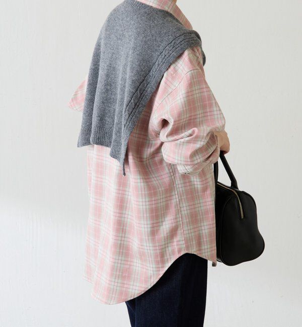  「メタルボタンチェックシャツ」|シャツ・ブラウス|