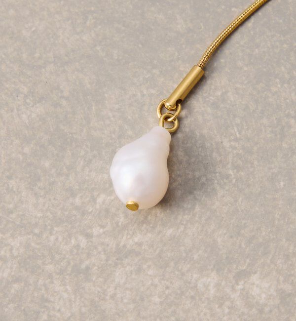  「【PAPILLONNER/パピヨネ】ステンレスドロップネックレス」|リング|