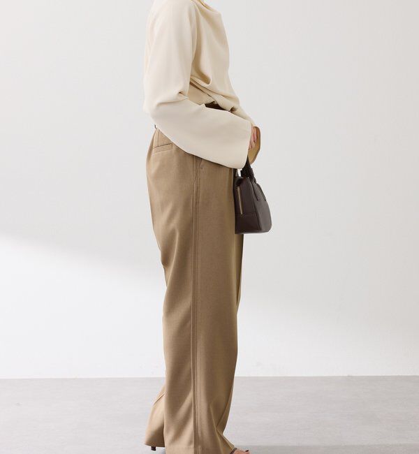  「フロントドレープブラウス」|シャツ・ブラウス|