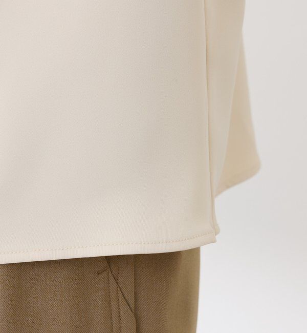  「フロントドレープブラウス」|シャツ・ブラウス|