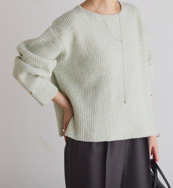  「ラメノット2WAYニット」|ニット・セーター|