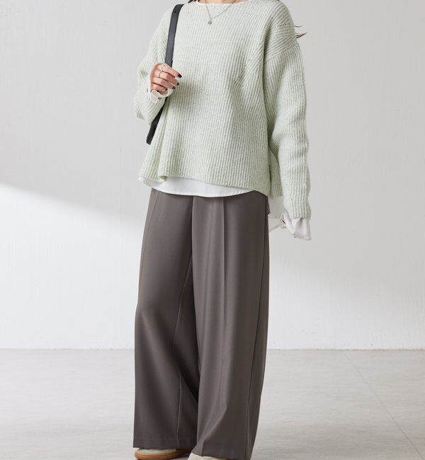  「ラメノット2WAYニット」|ニット・セーター|