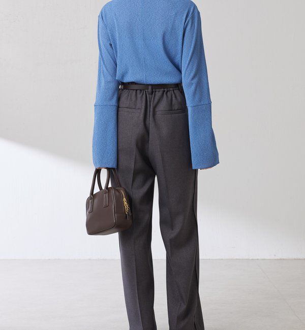  「シアーラメリブスクエアカットソー」|Tシャツ・カットソー|