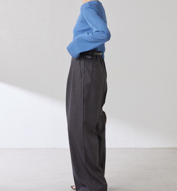  「シアーラメリブスクエアカットソー」|Tシャツ・カットソー|