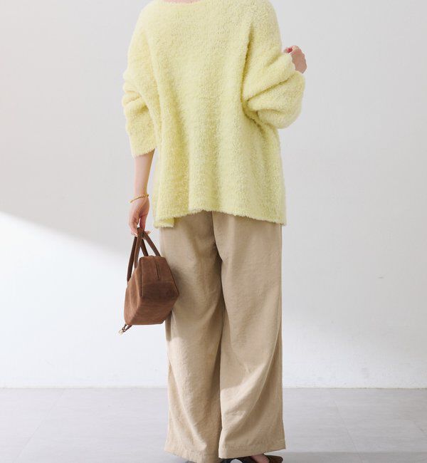  「【ウエスト調整可】ピーチイージーパンツ」|チノ|