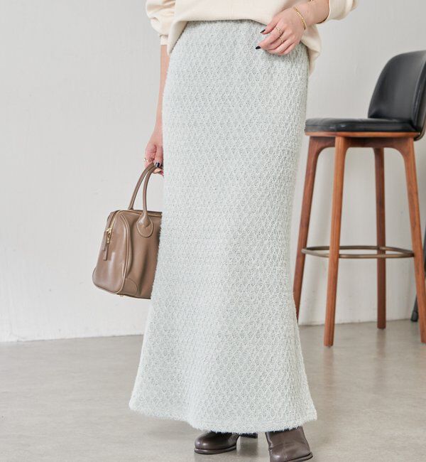  「シャギーマーメイドスカート」|スカート|