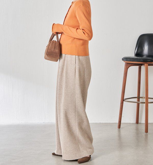  「ラインボタンコンパクトカーディガン」|ニット・セーター|