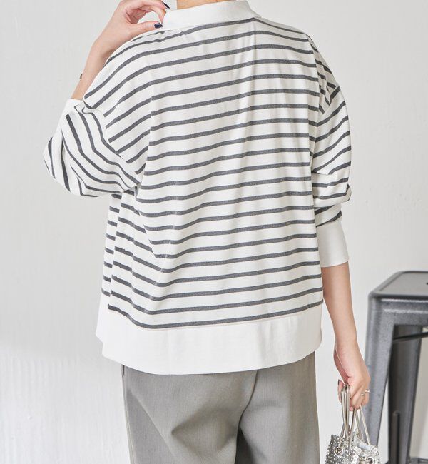  「ボーダーポンチニットソー」|Tシャツ・カットソー|