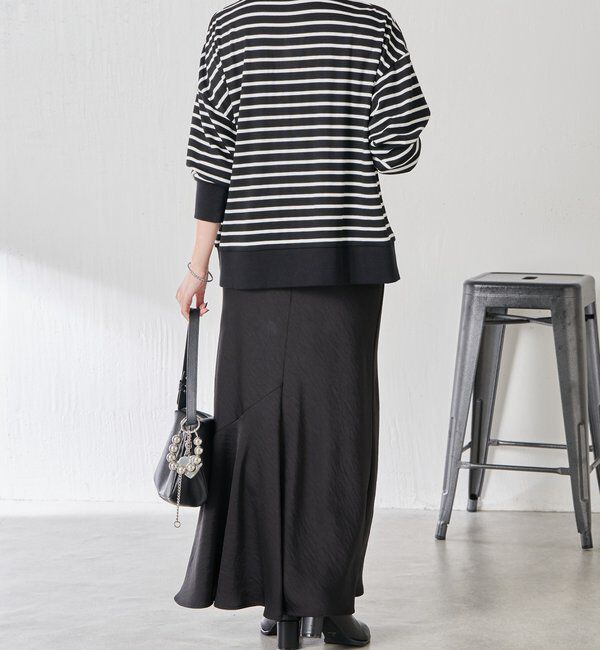  「ボーダーポンチニットソー」|Tシャツ・カットソー|