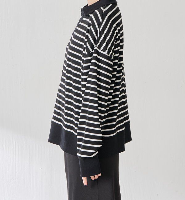  「ボーダーポンチニットソー」|Tシャツ・カットソー|