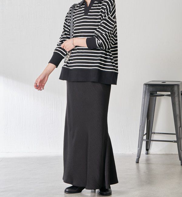  「ボーダーポンチニットソー」|Tシャツ・カットソー|