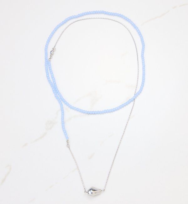  「【PAPILLONNER/パピヨネ】ビーズ2WAYネックレス」|リング|