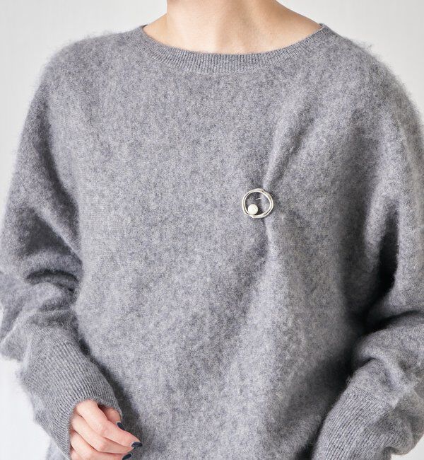  「【PAPILLONNER/パピヨネ】ラウンドパールブローチ」|リング|シルバー