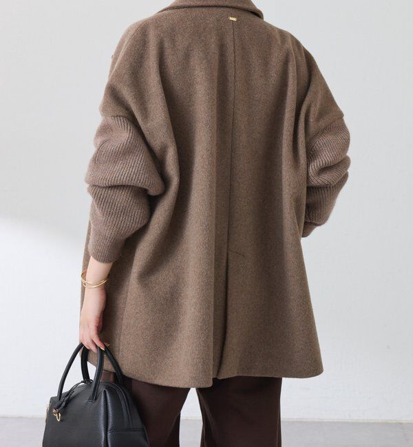  「ニットスリーブダブルコート」|その他|