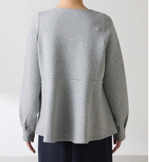  「袖ビジューペプラムカットソー」|Tシャツ・カットソー|