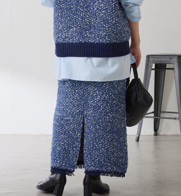  「ツイードライクニットスカート」|スカート|
