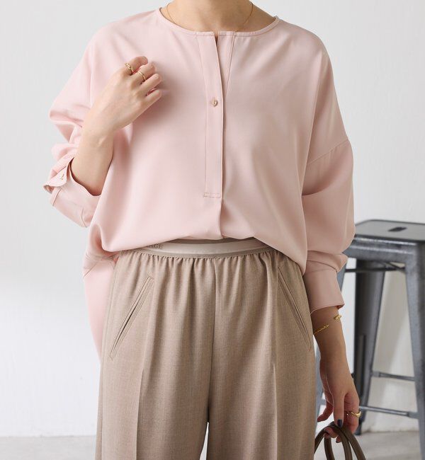  「スキッパーオーバーブラウス」|シャツ・ブラウス|