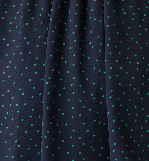  「ハイネックシャーリングドットブラウス」|シャツ・ブラウス|