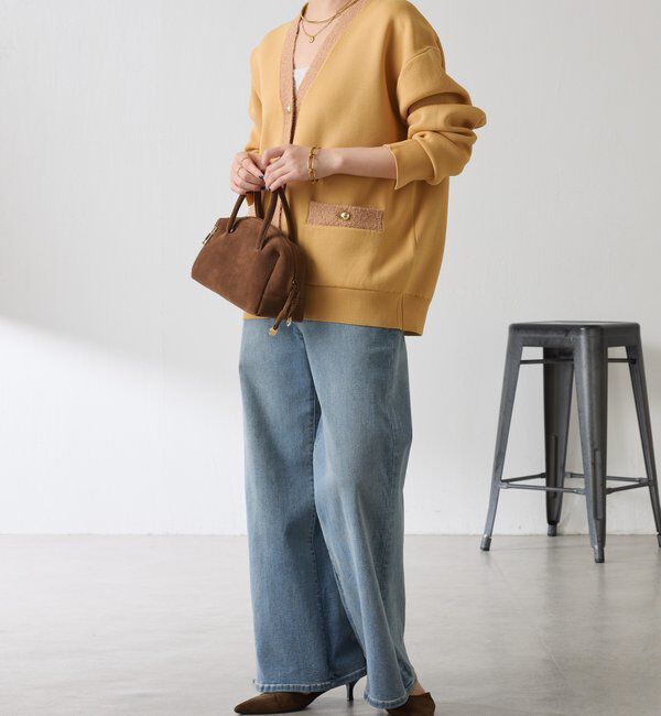  「ハーフミラノニットカーディガン」|ニット・セーター|