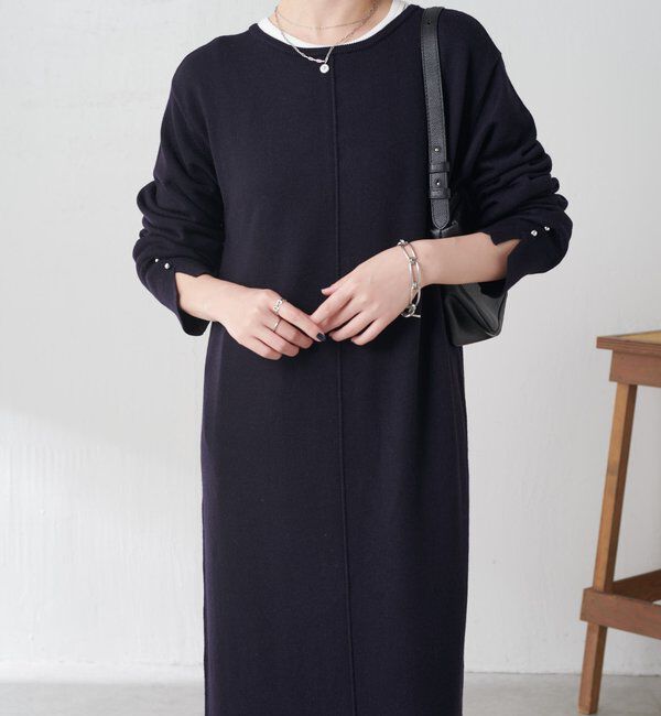  「【前後２通りで着れる】2WAYニットワンピース」|ワンピース|