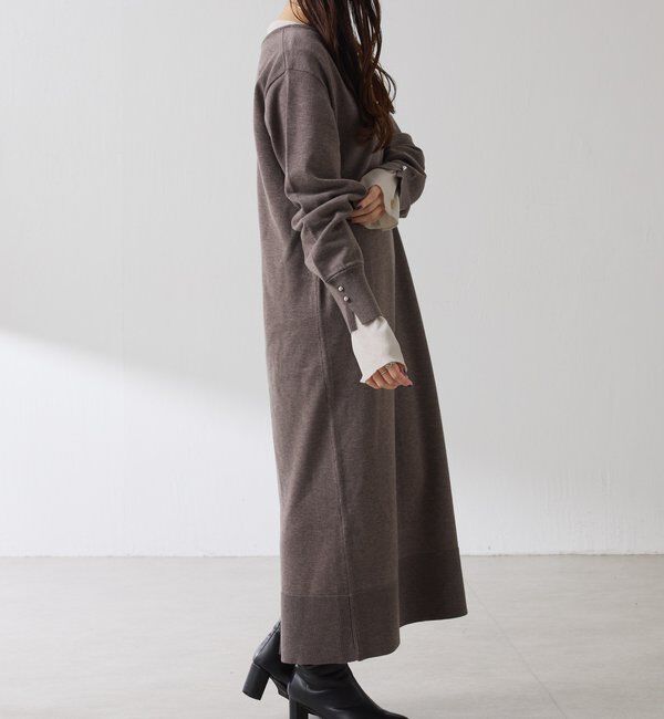  「【前後２通りで着れる】2WAYニットワンピース」|ワンピース|