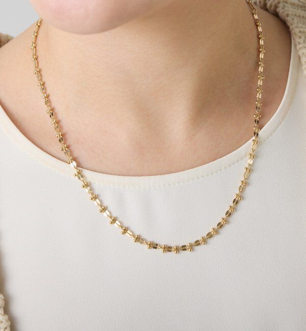  「【PAPILLONNER/パピヨネ】アクセントチェーンネックレス」|リング|