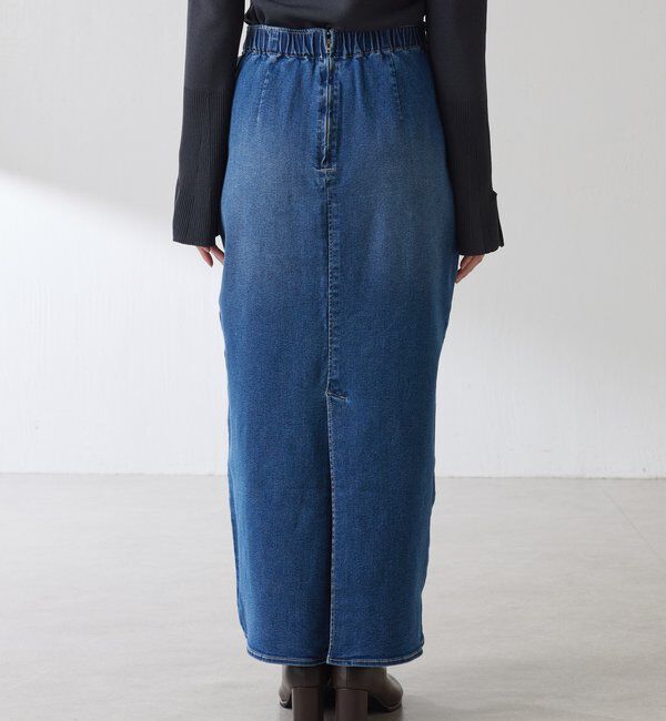  「Iラインデニムスカート」|スカート|