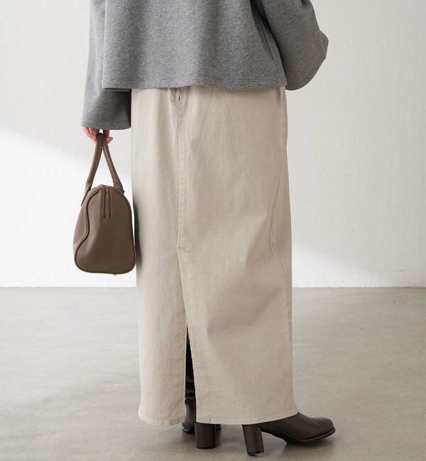  「Iラインデニムスカート」|スカート|