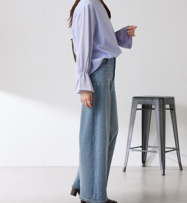  「【着映えトップス】ドッキングスリーブプルオーバー/セレモニー」|Tシャツ・カットソー|