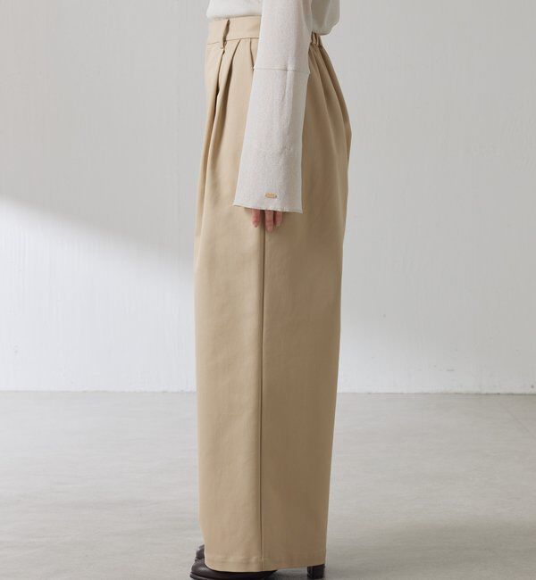 「タックワイドチノパンツ」|チノ|