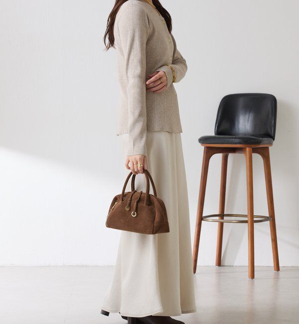  「リブペプラムカーディガン」|ニット・セーター|