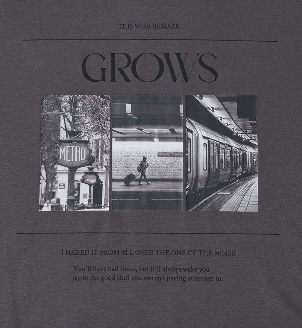  「モノクロフォトロゴロンT」|Tシャツ・カットソー|