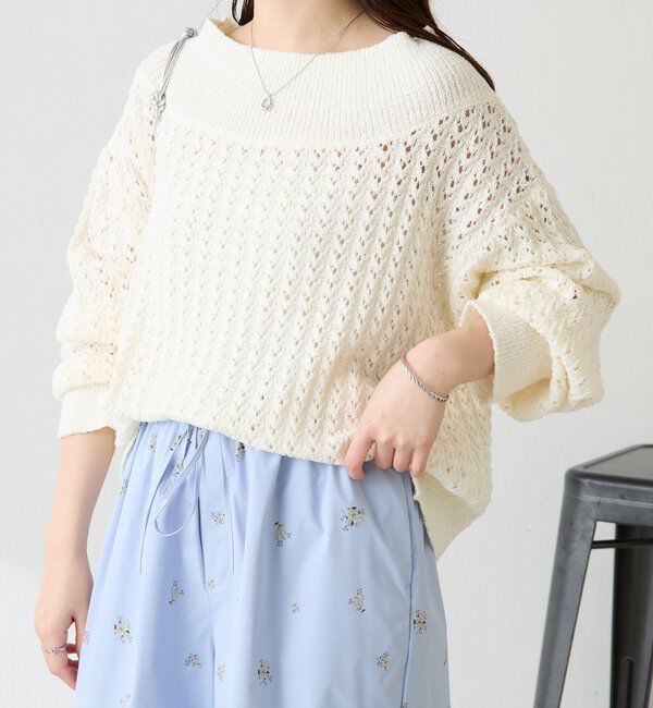  「レースステッチニット」|ニット・セーター|